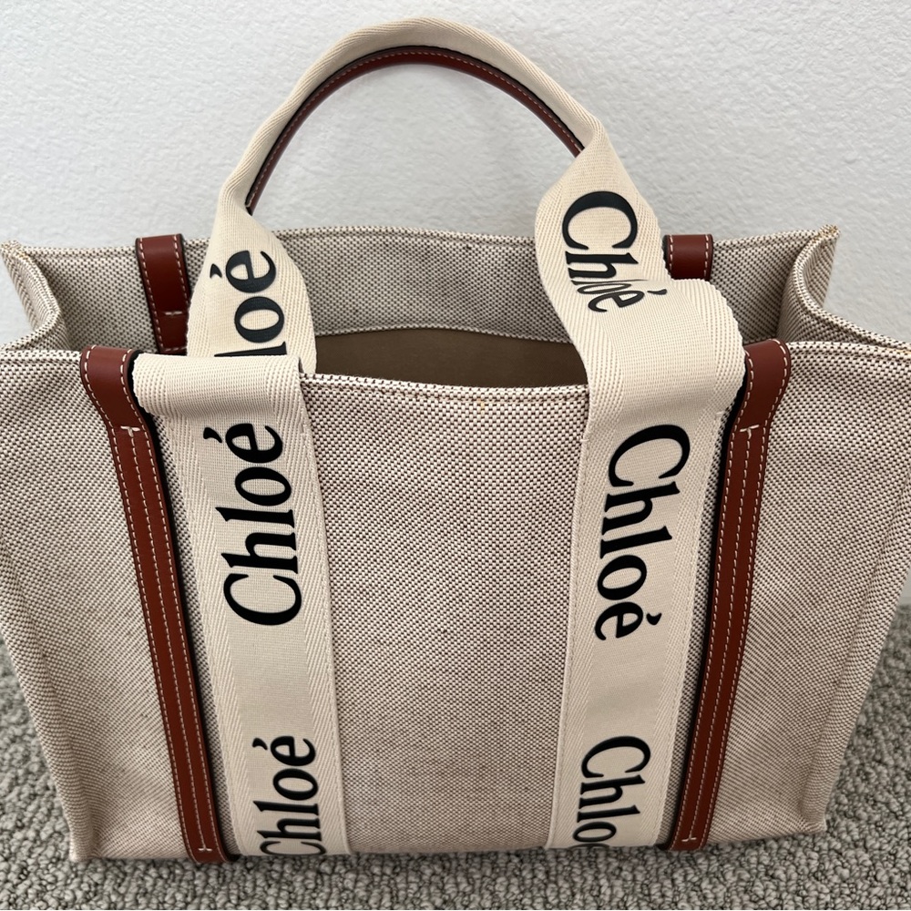 Chloe Woody Medium Tote